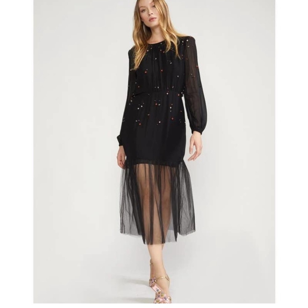 Cynthia Rowley Jules Embellished
Tulle Dress